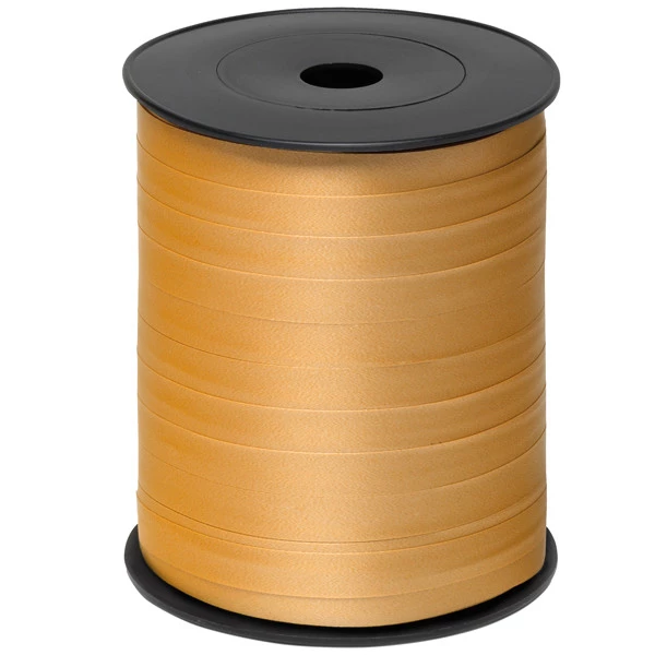 Rocca di nastro liscio 6800 - 9,5 mm x 250 mt - oro 03 - Brizzolari