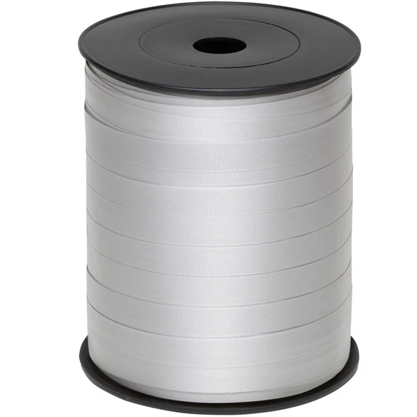 Rocca di nastro liscio 6800 - 9,5 mm x 250 mt - argento 04 - Brizzolari