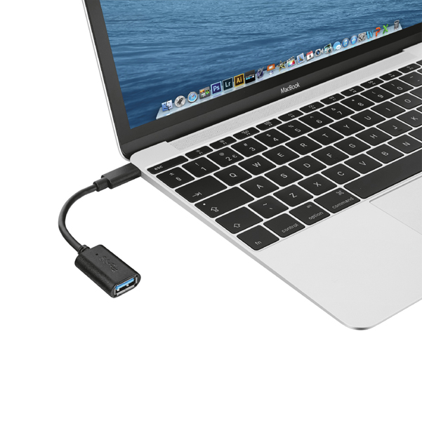 Convertitore da USB-C a USB 3.1 gen 1 - nero - Trust