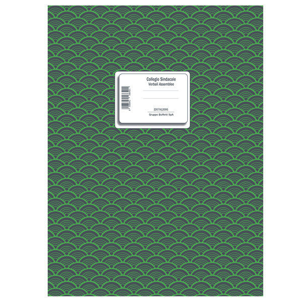 Registro verbali collegio sindacale - 96 pagine - 31 x 24,5 cm - 2207A1200G - Data Ufficio