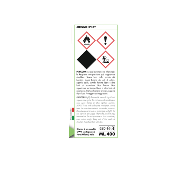 Colla spray - rimovibile - 400ml - IKona+