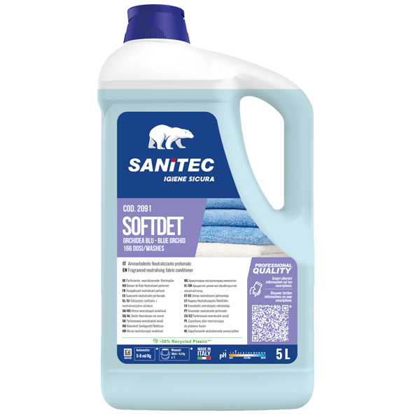 Ammorbidente Softdet Orchidea blu - 5 Lt - Sanitec