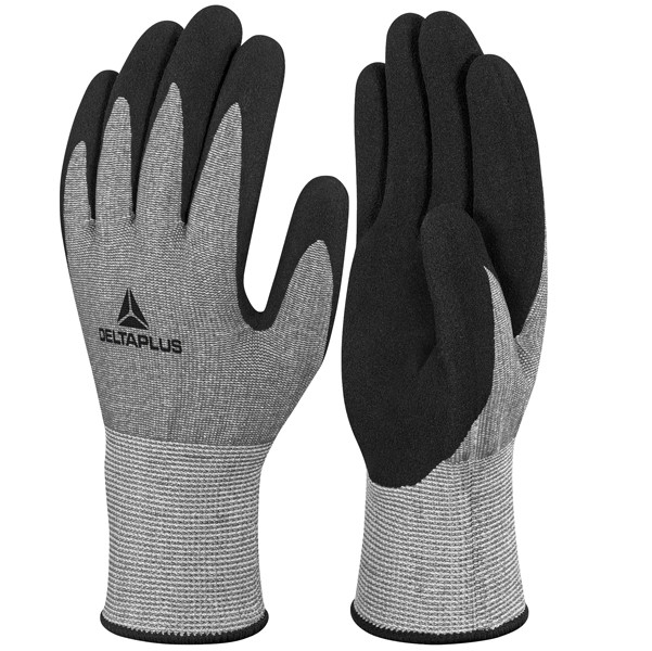Guanti antitaglio Venicut F01- maglia Xtrem Cut - palmo in nitrile - taglia 08 - grigio - Deltaplus