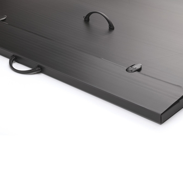Valigetta Polionda Every Line Total Black - 27x37,5 cm - dorso 5 cm - Favorit