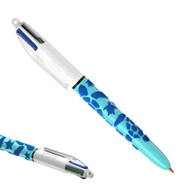 Penna a sfera scatto multifunzione 4 Colours Velours - punta 1,0 mm - 4 colori - Bic - conf. 12 pezzi