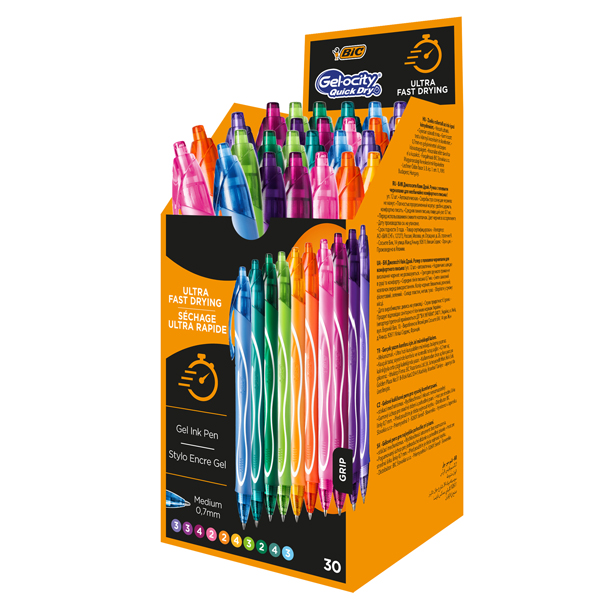 ElettroCart: elettronica e cancelleria - Scheda prodotto: 45755 - PENNA BIC  GELOCITY SCATTO NERO - BIC (SCRITTURA E CORREZIONE-Penne - Bic/Biro);