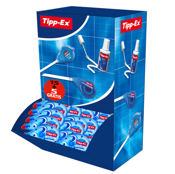 Correttore a nastro Pocket Mouse - 4,2 mm x 10 mt -Tipp-Ex - value pack - 15 + 5 pezzi