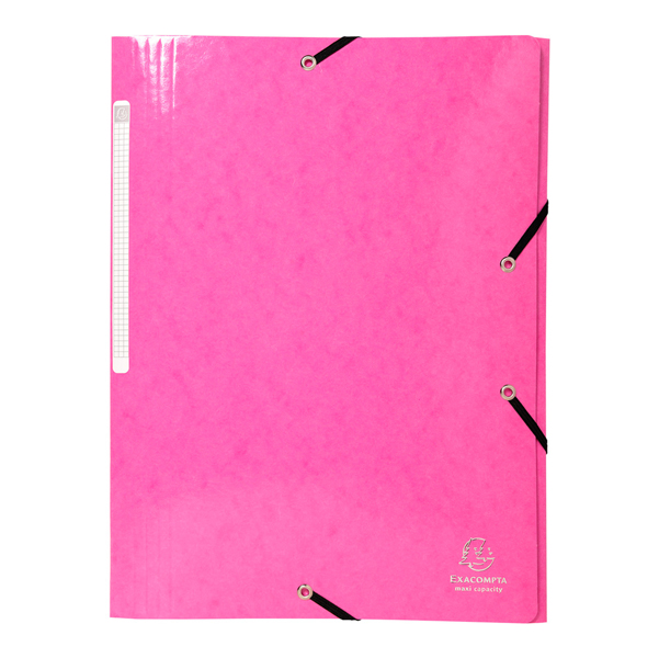 Cartelle 3L con elastici Iderama - A4 - 10 colori assortiti - Exacompta