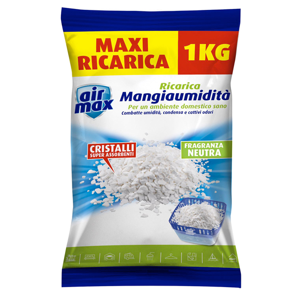 Ricarica sali assorbiumiditA' - neutro - 1 kg - Air Max