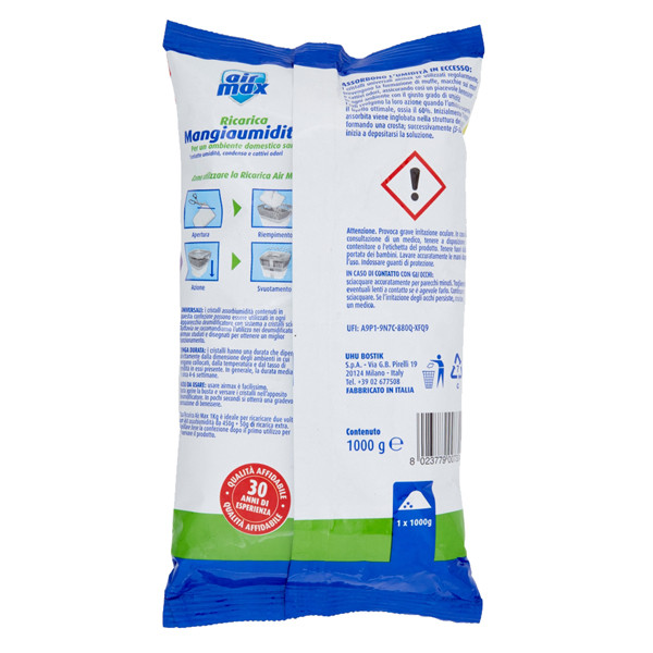 Ricarica sali assorbiumidit&agrave; - lavanda - 1 kg - Air Max