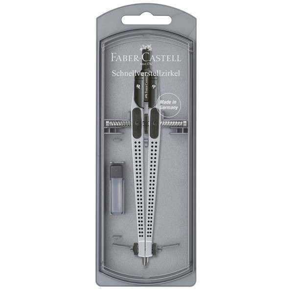Balaustrone grip - diametro max cerchio 390 mm - silver - Faber-Castell