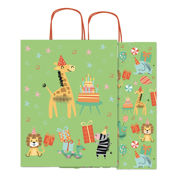 Shoppers - con manici - 36x41x12 cm - fantasie assortite - Rex Sadoch