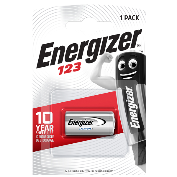 Pila 123 Photo Lithium - 3V - Energizer Specialistiche - conf. 1 pezzo