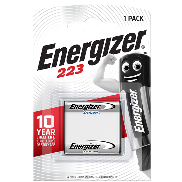 Pila 223 Photo Lithium - 3V - Energizer Specialistiche - conf. 1 pezzo