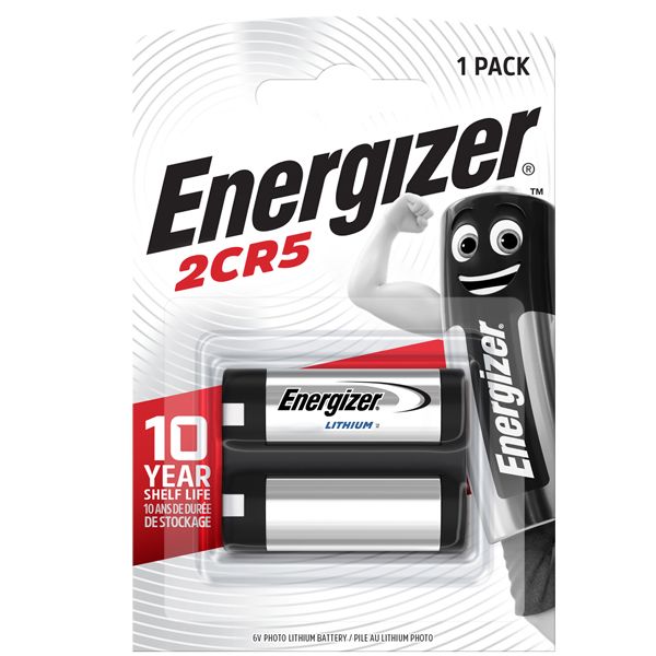 Pila 2CR5 Photo Lithium - 6V - Energizer specialistiche - conf. 1 pezzo