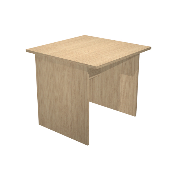 Scrivania Easy - lineare - 80x80x72 cm - rovere - Artexport