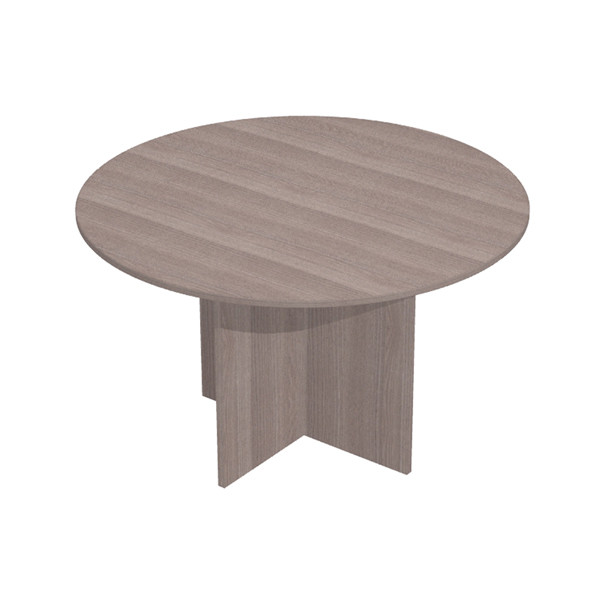 Tavolo riunione Easy - 4 posti - diametro 120 cm - altezza 72 cm - frassino toscano