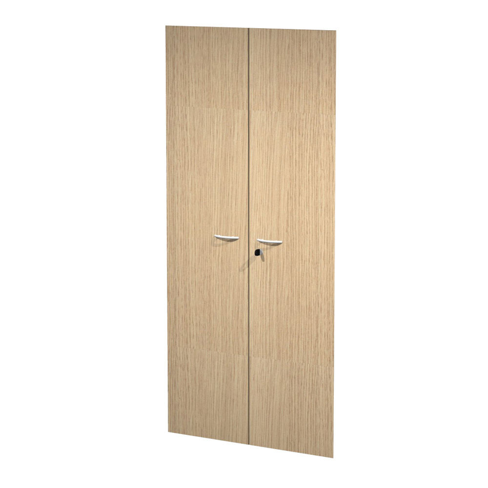 Coppia ante Easy - in melaminico - per mobile alto - 80x175 cm - spessore 18 mm - rovere - Artexport