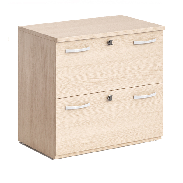 Classificatore 2 cassetti agorA' - per cartelle sospese - 80x46x73cm - rovere - Artexport