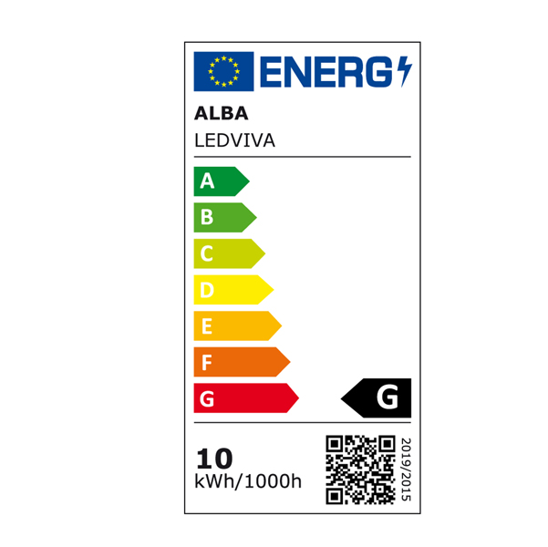 Lampada led - 10W - grigio antracite viva - Alba