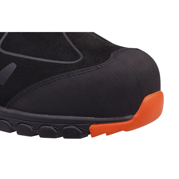 Calzatura di sicurezza Brooklyn S3 SRC - tomaia in pelle scamosciata - numero 45 - nero - Deltaplus