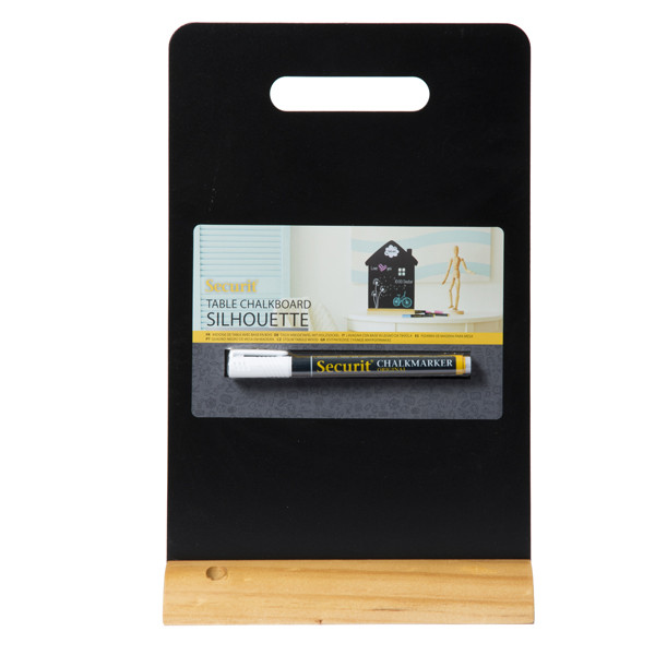 Lavagna da tavolo Silhouette - con maniglia - 33,5 x 21 cm - Securit