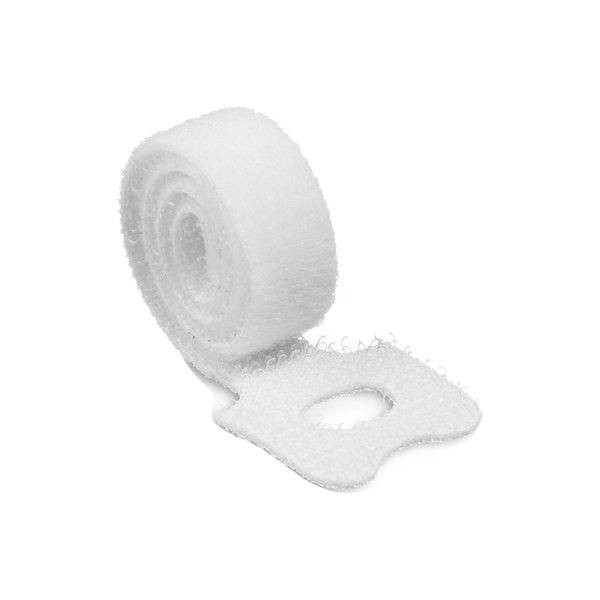 Fascette fermacavi cavoline Grip TIE - 20 x 1 cm - bianco - durable - conf. 5 pezzi