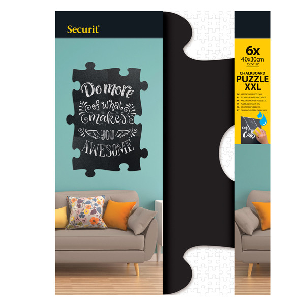 Lavagne da parete XXL Puzzle - 40 x 29,6 cm - Securit