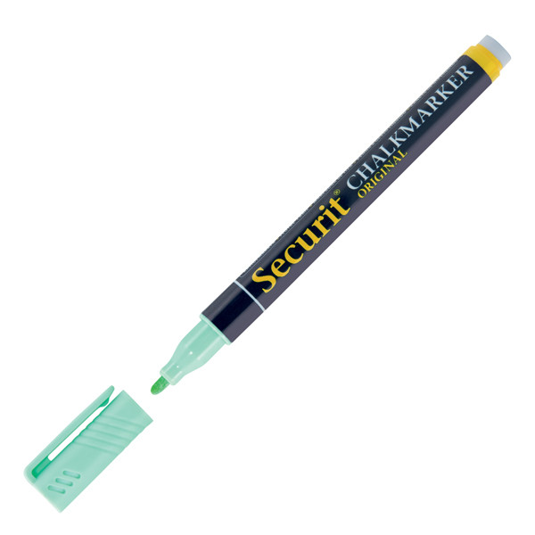 Marcatore a gesso liquido - punta fine da 1,00 - 2,00 mm - colori assortiti pastello - Securit - blister 4 pezzi