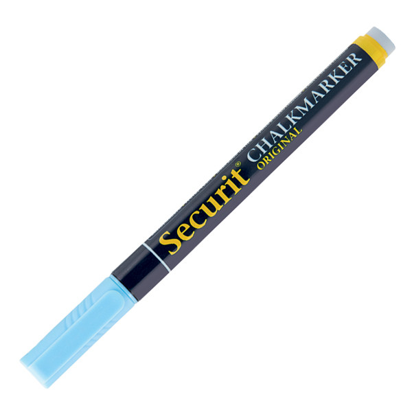 Marcatore a gesso liquido - punta fine da 1,00 - 2,00 mm - colori assortiti pastello - Securit - blister 4 pezzi
