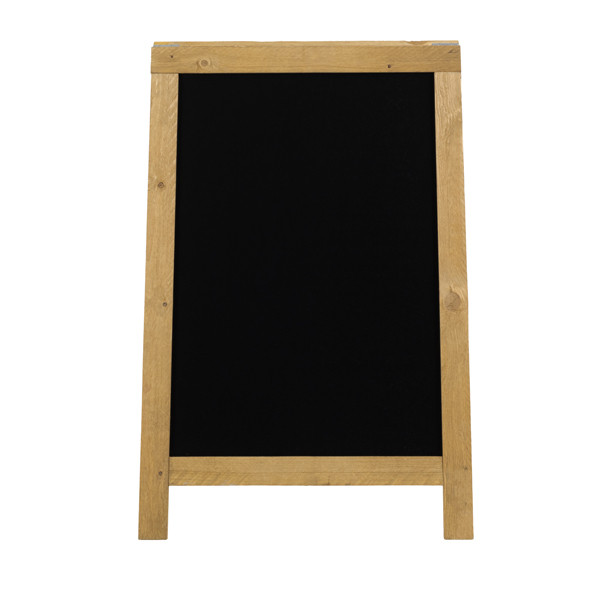 Lavagna Sandwich Nature - 85 x 54,5 x 44 cm - legno naturale - Securit