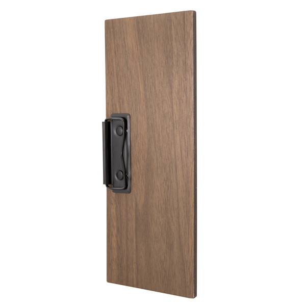 Portaconto - con fermaglio - 24 x 10 cm - legno - Securit