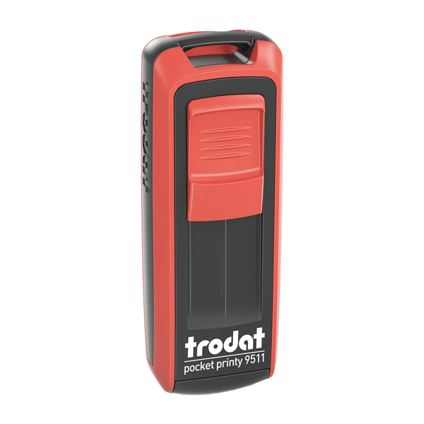 Timbro tascabile Pocket Printy 9512 - personalizzabile - autoinchiostrante - 47x18 mm - 4 righe - Trodat