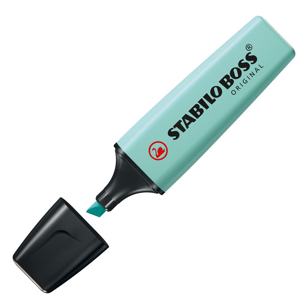 Evidenziatori Stabilo Boss Pastel - punta a scalpello - colori assortiti - Stabilo - astuccio 8 pezzi