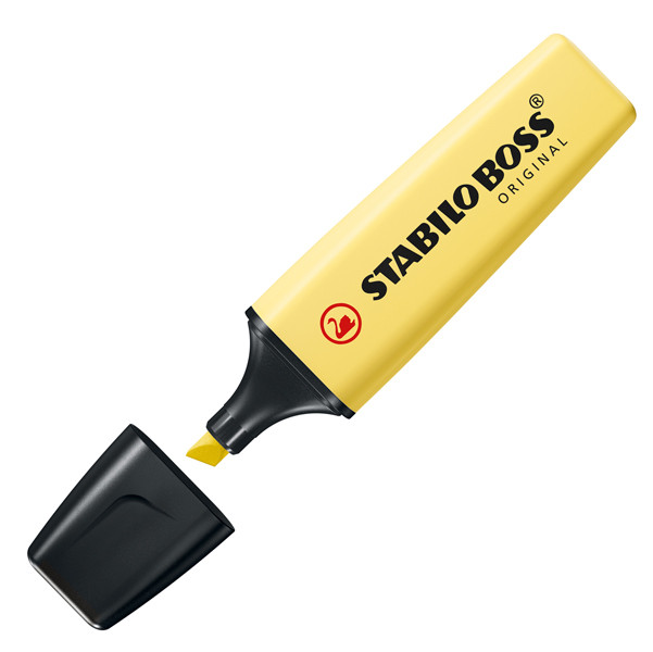 Evidenziatori Stabilo Boss Pastel - punta a scalpello - colori assortiti - Stabilo - astuccio 8 pezzi