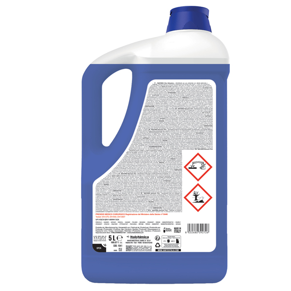 Detergente disinfettante Bakterio - 5 L - pino balsamico - Sanitec