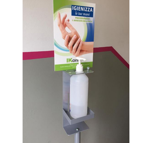 Piantana da terra - con supporto - per dispenser regolabile - 140 cm - CWR