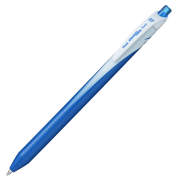 Roller Energel Slim - punta 0,7 mm - 3 colori assortiti (blu/nero/rosso - Pentel - expo 120 pezzi