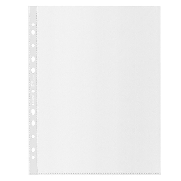 Buste perforate Office riciclate 100% - antiriflesso - f.to 22 x 30 cm - Esselte - conf. 50 pezzi