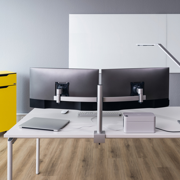 Braccio portamonitor PRO estensibile - 5085-23 - per 2 monitor - Durable