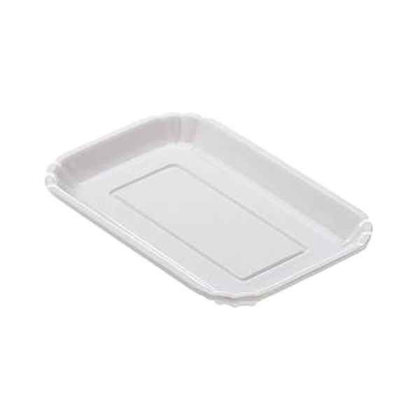 Vassoio bignè - 17,5 x 11 cm - melamina - bianco - Leone