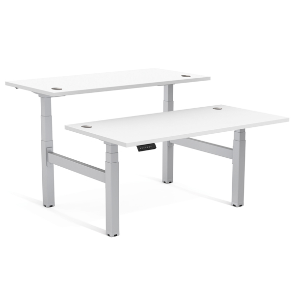 Piano di lavoro per scrivania Cambio - 140x80x2,5 cm - bianco - Fellowes