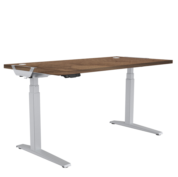 Piano di lavoro per scrivania Cambio - 140x80x2,5 cm - noce - Fellowes
