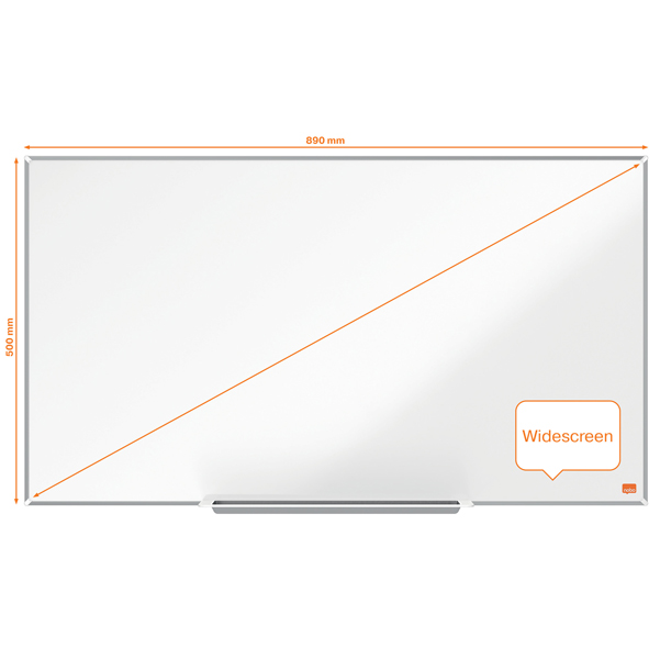 Lavagna bianca magnetica Impression Pro Widescreen - 50x89 cm - 40'' - Nobo