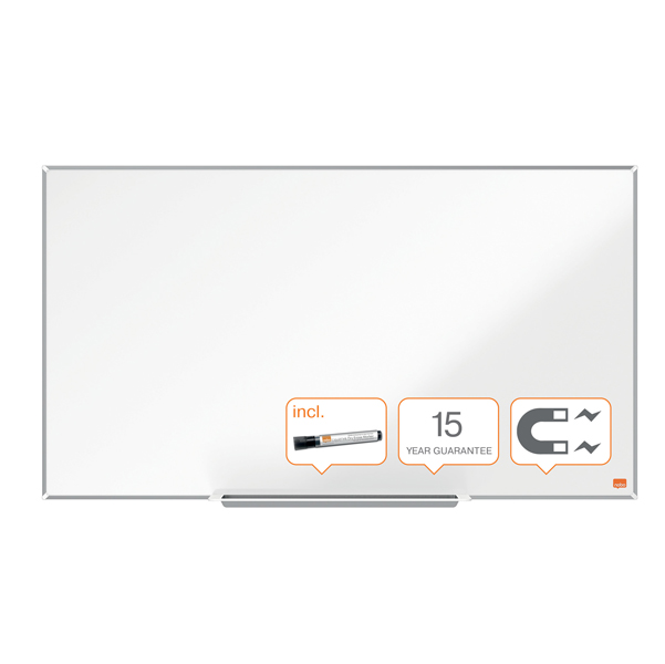 Lavagna bianca magnetica Impression Pro Widescreen - 87x155 cm - 70'' - Nobo