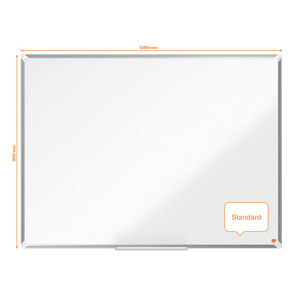Lavagna bianca magnetica Premium Plus - 90 x 120 cm - Nobo