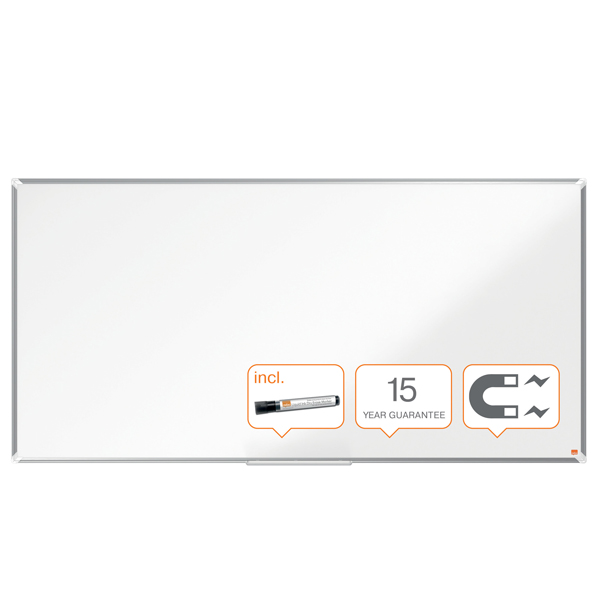 Lavagna bianca magnetica Premium Plus - 90 x180 cm - Nobo