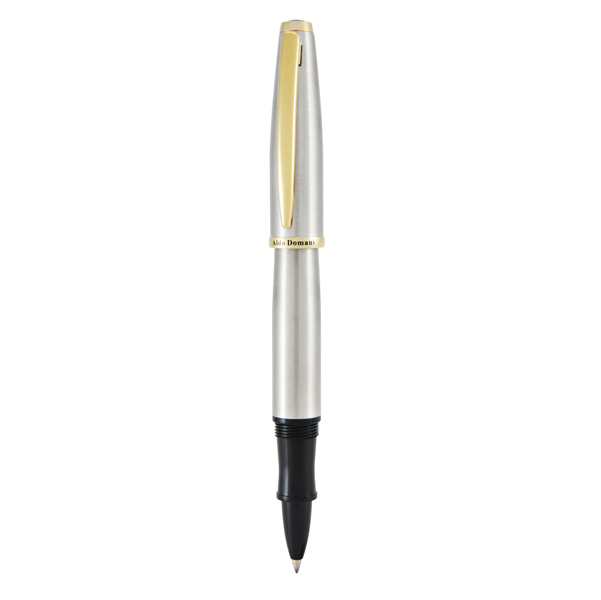 Penna roller Aldo Domani - punta M - fusto silver - Monteverde