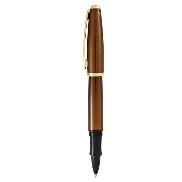 Penna roller Aldo Domani - punta M - fusto tabacco - Monteverde