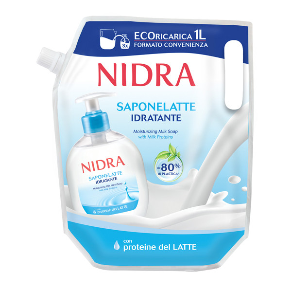 Sapone liquido mani - ecoricarica 1 L - Nidra